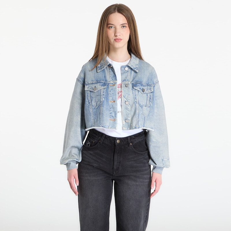 Giacca AllSaints Anders Terry Shacket Illusion Indigo 6