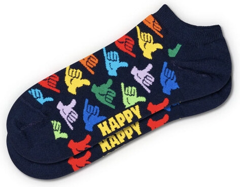Happy Socks Hang Loose Low Sock - Navy Calzini Uomo PE26