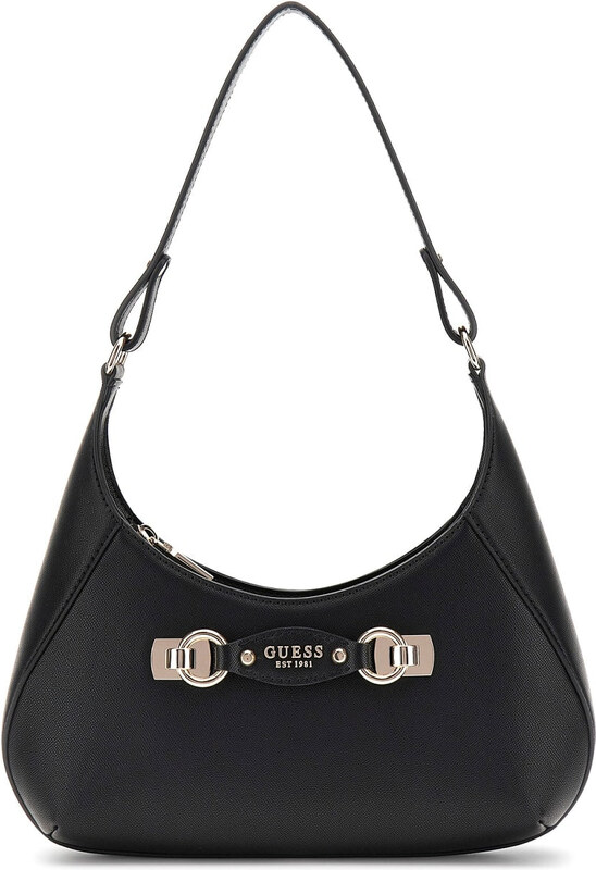 GUESS - Borsa Guess in eco pelle Modello a mezza luna Tasca sulla parte posteriore con chiusura con zip Dettaglio fibbie in metallo - BG801518