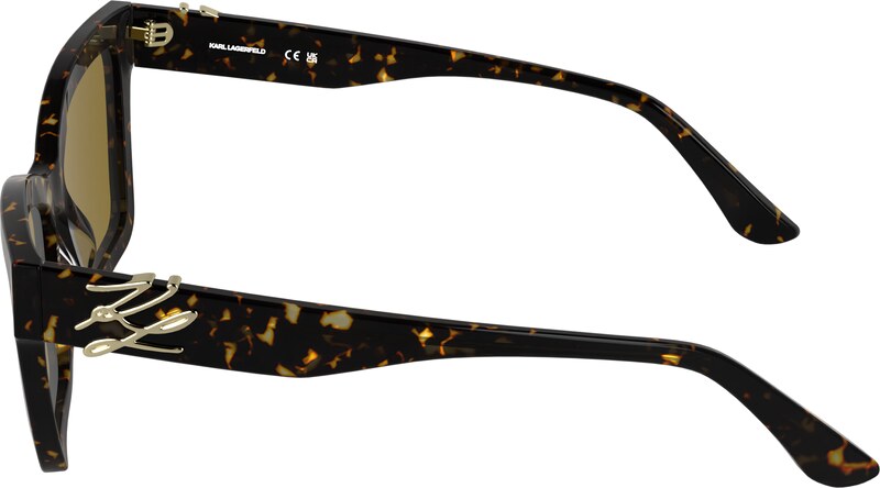 Karl Lagerfeld Donna Karl Lagerfeld KL6220S 242 Occhiali da sole Acetato Havana Marrone Squadrata Normale