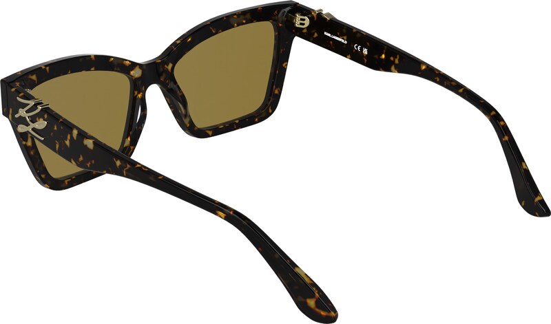 Karl Lagerfeld Donna Karl Lagerfeld KL6220S 242 Occhiali da sole Acetato Havana Marrone Squadrata Normale