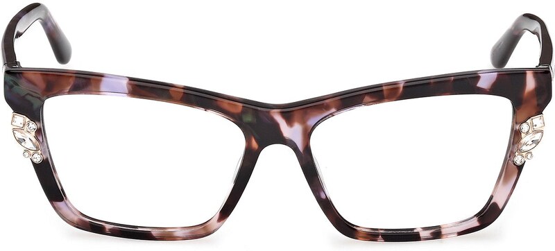 Guess by Marciano Donna Guess by Marciano GM50048 083 Montature da vista Acetato Havana Squadrata Normale