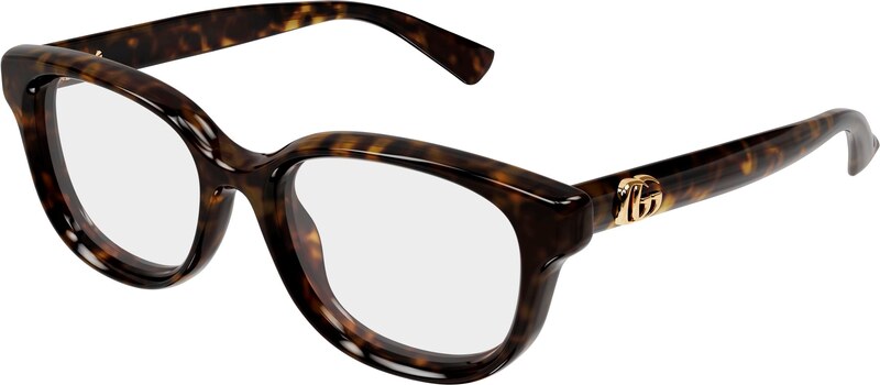 Gucci Donna Gucci GG1978O 002 Montature da vista Iniettato Havana Trasparente Squadrata