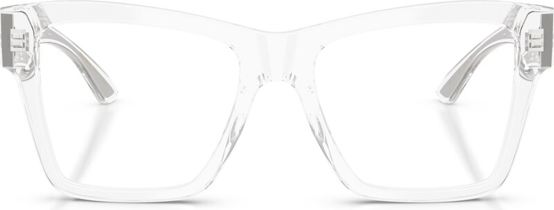 Dolce & Gabbana Donna Dolce & Gabbana DG3411 3133 Montature da vista Acetato Trasparente Trasparente Squadrata Normale