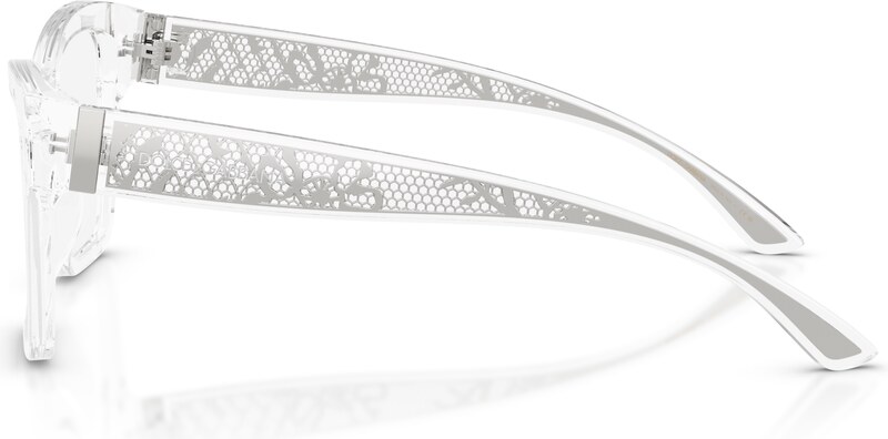 Dolce & Gabbana Donna Dolce & Gabbana DG3411 3133 Montature da vista Acetato Trasparente Trasparente Squadrata Normale