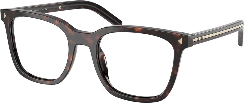 Prada Donna Prada PR B11V 17N1O1 Montature da vista Acetato Tartaruga Pillow Normale