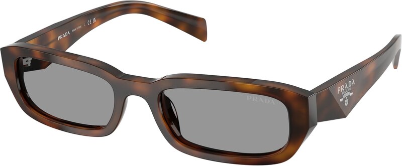 Prada Donna Prada PR B06S 20D50Q Occhiali da sole Acetato Havana Grigio Squadrata Normale