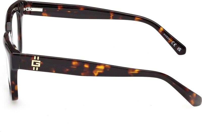 Guess Uomo Guess GU50238 052 Montature da vista Acetato Havana Squadrata Normale