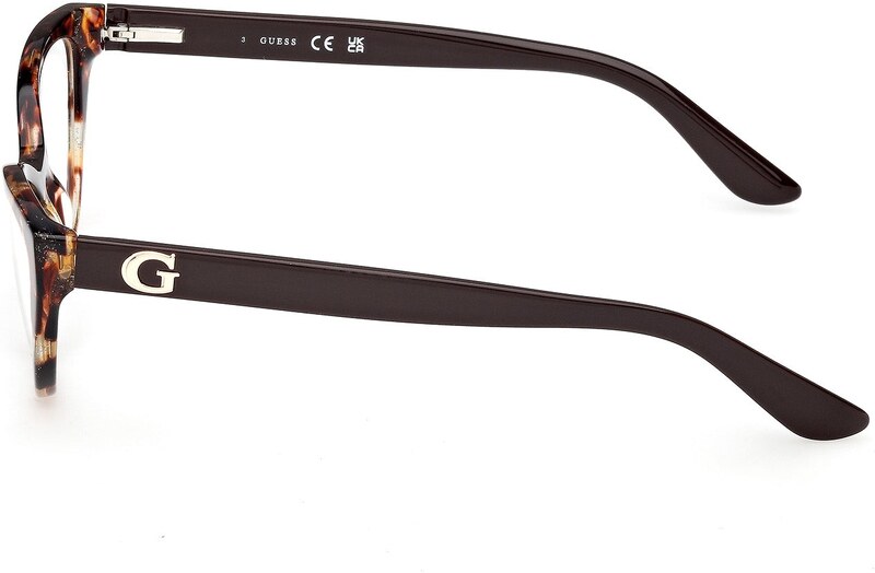 Guess Donna Guess GU50236 052 Montature da vista Acetato Havana Cat Eye Normale