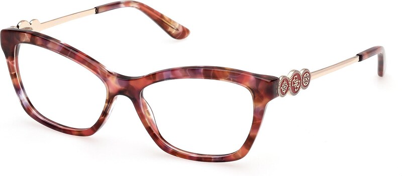 Guess Donna Guess GU50231 068 Montature da vista Acetato Rosso Squadrata Normale