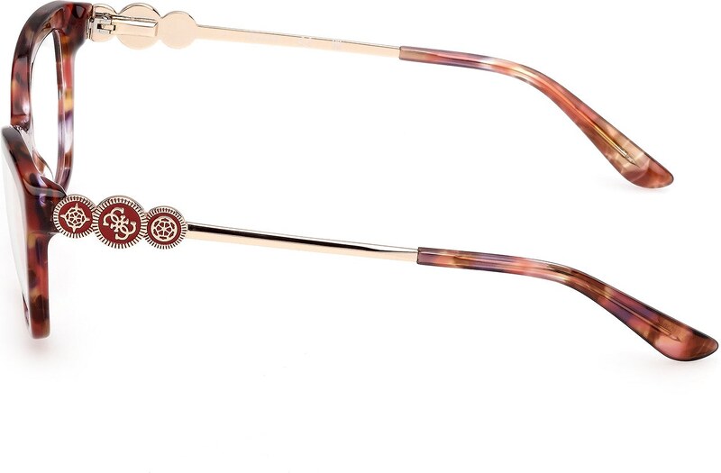 Guess Donna Guess GU50231 068 Montature da vista Acetato Rosso Squadrata Normale