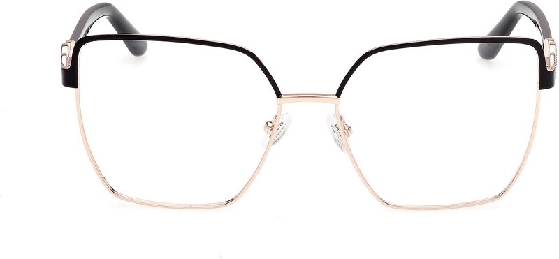 Guess Donna Guess GU50229 005 Montature da vista Metallo Nero Squadrata Normale