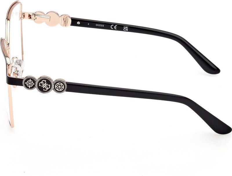 Guess Donna Guess GU50229 005 Montature da vista Metallo Nero Squadrata Normale