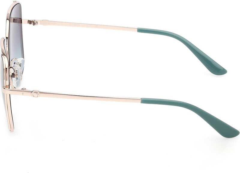 Guess Donna Guess GU00194 33W Occhiali da sole Metallo Oro Blu Squadrata Normale