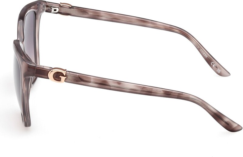 Guess Donna Guess GU00191 20B Occhiali da sole Iniettato Grigio Fumo Squadrata Normale