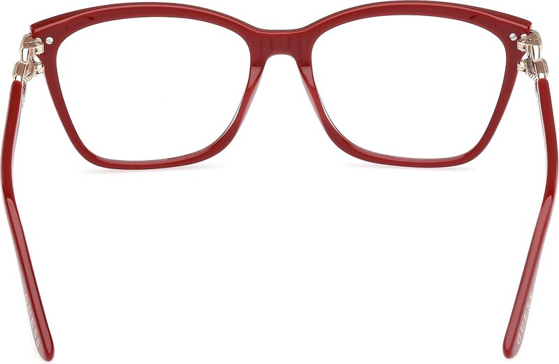 Guess Donna Guess GU50181 066 Montature da vista Acetato Rosso Squadrata Normale