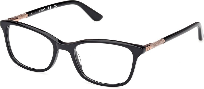 Guess Donna Guess GU2658-N 003 Montature da vista Acetato Nero Squadrata Normale