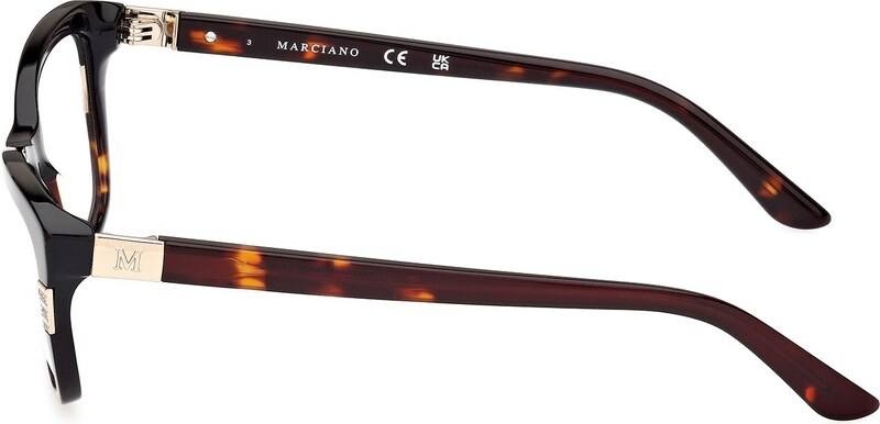 Guess by Marciano Donna Guess by Marciano GM50010 005 Montature da vista Acetato Nero Squadrata Normale