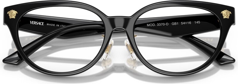 Versace Donna Versace VE3370D GB1 Montature da vista Iniettato Nero Pantos Normale