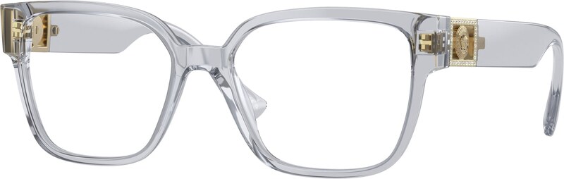 Versace Donna Versace VE3329B 5305 Montature da vista Acetato Grigio Squadrata Normale