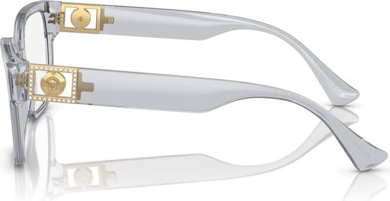 Versace Donna Versace VE3329B 5305 Montature da vista Acetato Grigio Squadrata Normale