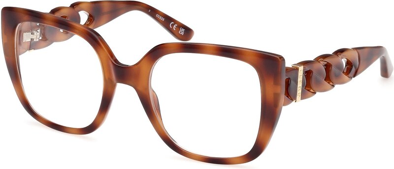 Guess Donna Guess GU50118 053 Montature da vista Iniettato Havana Squadrata Normale