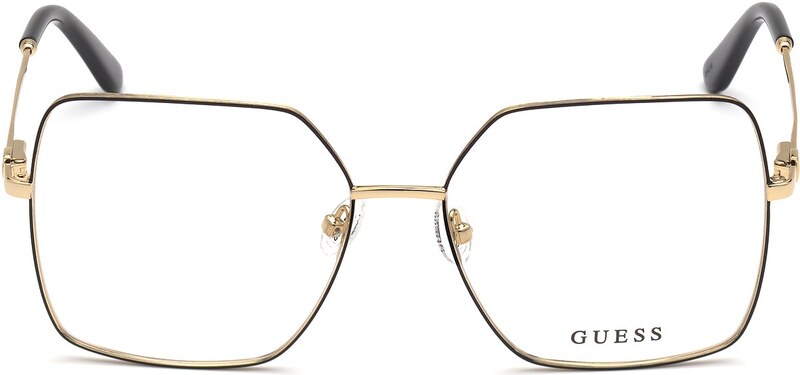 Guess Donna Guess GU2824 001 Montature da vista Metallo Nero Squadrata Normale