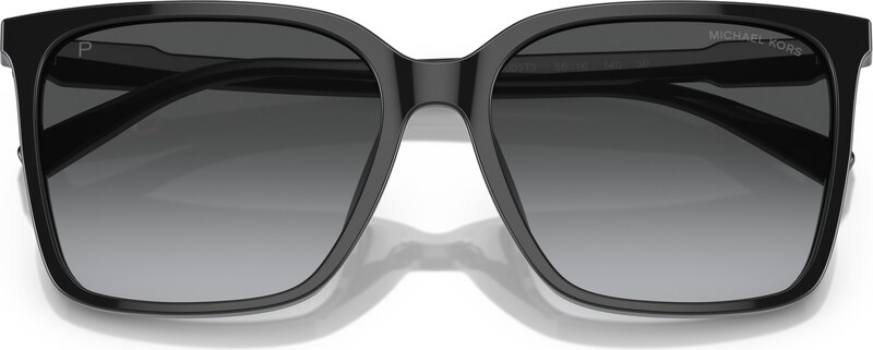 Michael Kors Donna Michael Kors MK2197U CANBERRA 3005T3 Occhiali da sole Acetato Nero Grigio Squadrata Polarizzata Sfumato