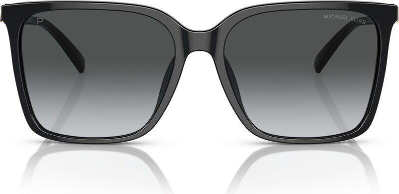 Michael Kors Donna Michael Kors MK2197U CANBERRA 3005T3 Occhiali da sole Acetato Nero Grigio Squadrata Polarizzata Sfumato