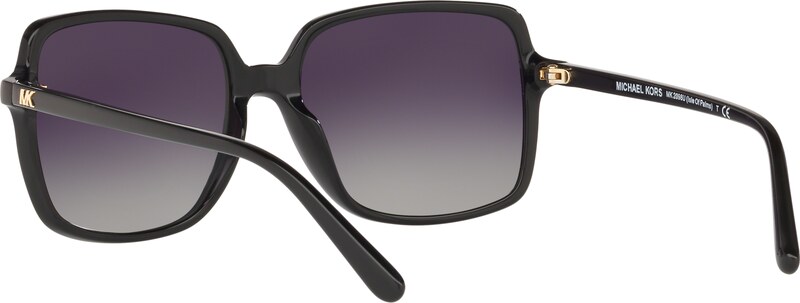 Michael Kors Donna Michael Kors MK2098U ISLE OF PALMS 3781T3 Occhiali da sole Acetato Nero Grigio Squadrata Polarizzata