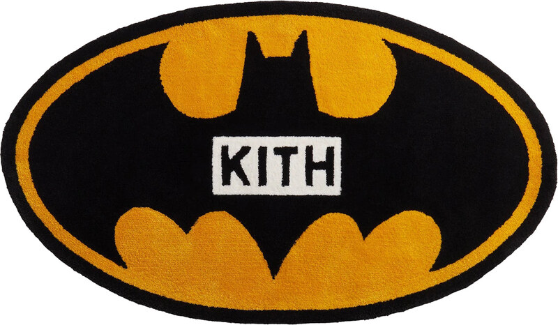 Kith x Batman Symbol Rug