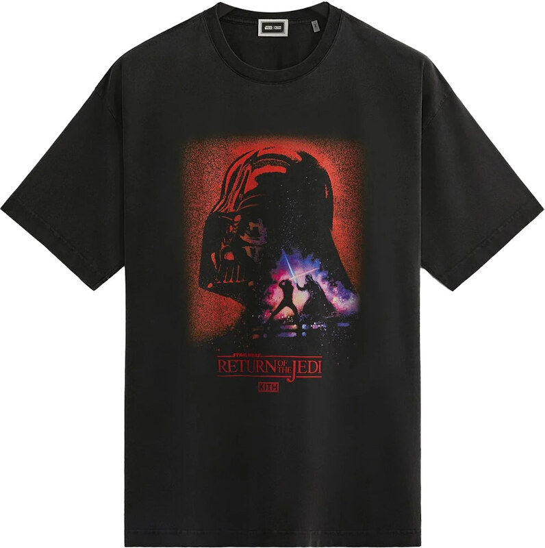 Kith x STAR WARS Darth Vader Poster Vintage Tee Black PH