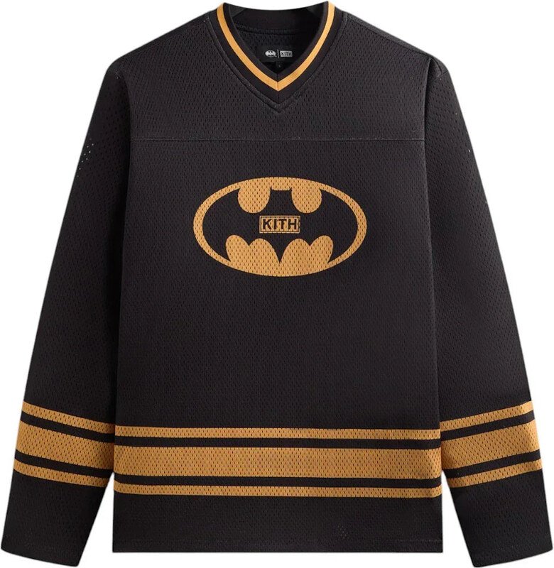 Kith x Batman Long Sleeve Malik Jersey Black