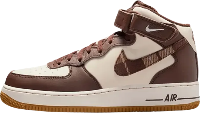 Nike Air Force 1 metà '07 scozzese marrone