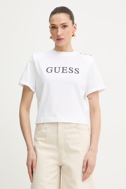 Guess T-shirt da donna in cotone MARINA