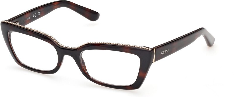 Guess Donna Guess GU50360 052 Montature da vista Acetato Havana Squadrata Normale