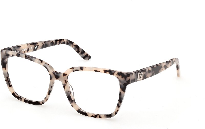 Guess Donna Guess GU50354 056 Montature da vista Acetato Havana Squadrata Normale