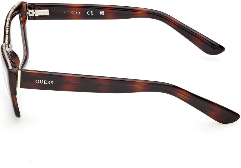 Guess Donna Guess GU50360 052 Montature da vista Acetato Havana Squadrata Normale