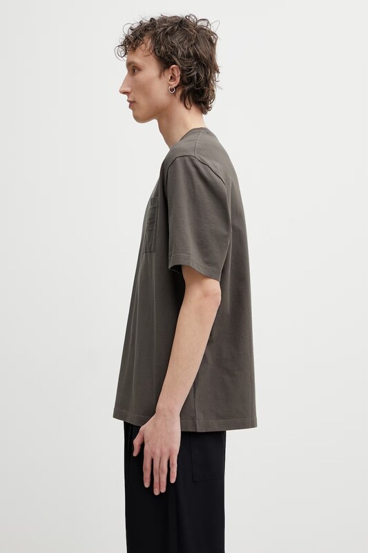 Maison Kitsuné Poetic Script t-shirt in cotone da uomo