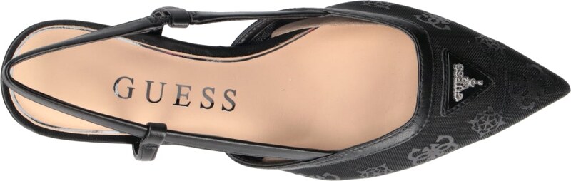 GUESS Slingback donna nera DECOLLETE TALL SCOP