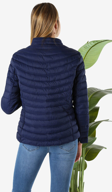 Cotton Belt Giubbino Donna 100 Grammi Con Zip - Blu Scuro Giacche Leggere Taglia S