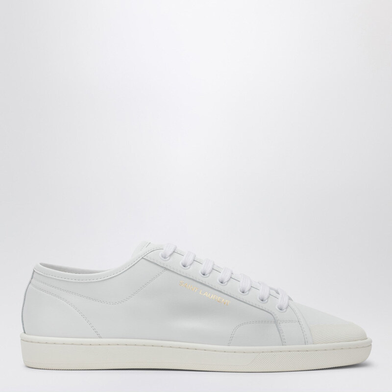 Saint Laurent Sneakers GYM bianca in pelle liscia