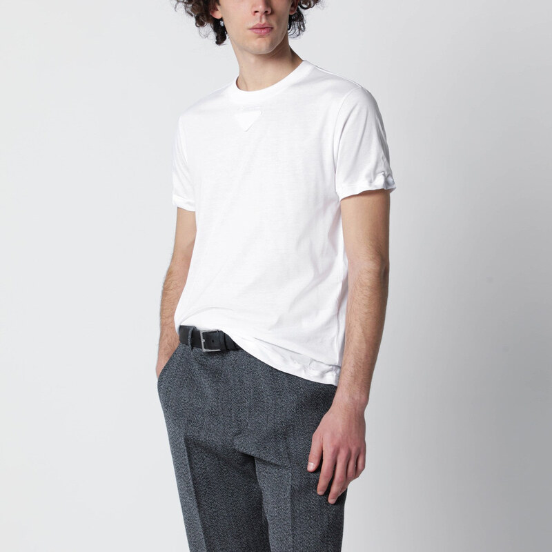 Prada T-shirt bianca in cotone