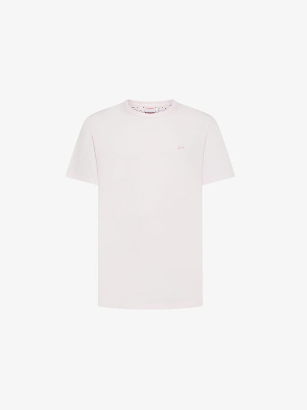 Sun68 tshirt rosa chiaro uomo mini logo