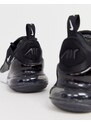 Nike Air - Max 270 - Sneakers nere e bianche-Nero