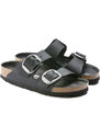 Birkenstock Arizona Big Buckle Black Narrow Fit Unisex - Sandali Birkenstock - Nero - 1011075-2.5