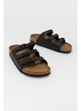 Birkenstock ciabatte slide Florida SFB donna colore nero 53013