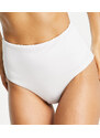 ASOS Petite ASOS DESIGN Petite - Mix and Match - Slip bikini a vita alta bianchi-Bianco
