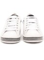Ciao Sneakers Bambina Pelle Bianco-Nero 3732