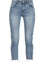 Solada Jeans Con Strisce Laterali Slim Fit Donna Taglia 42
